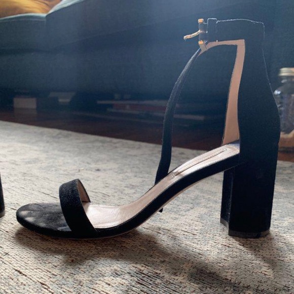 Stuart Weitzman Block Heel Sandal 9.5 - Picture 3 of 4